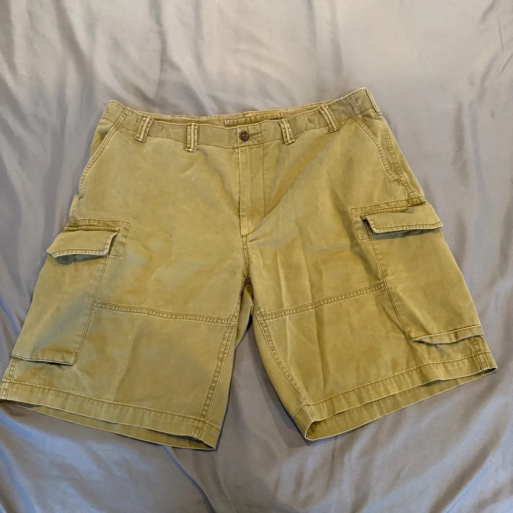 Polo Ralph Lauren Mens Classic Chino Cargo Shorts Olive Green Size 38 army